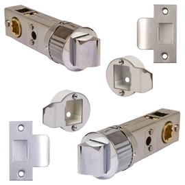 Excel DH002286 Privacy SmartLatch Designer Tubular Mortice Door Smart Latch Passage and Privacy Polished Chrome Plated,76mm