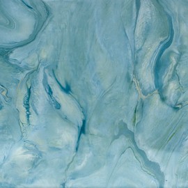 Bumoo Blue Gold Marble Wallpaper 16" × 472" Granite Peel and Stick Contact Paper Self Adhesive Waterproof Removable Modern Navy Blue Textured PVC Paper for Renters Countertops Meeting Room Kitchen