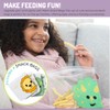 melii Reusable Eva Animal Snack Bags, Pack of 4, 2