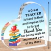 AMZQ Teacher Appreciation Gifts for Women Teacher Thank You Acrylic