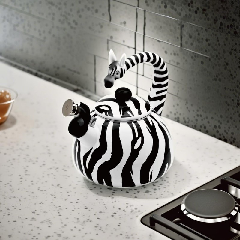 Whistling Tea Kettle for Stove Top Enamel on Steel Teakettle,