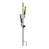 Alpine Corporation 37 Inch Tall Outdoor Colorful Glass Bottle Tree