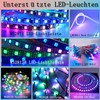 LOAMLIN WS2812B WS2811 LED Strip Controller SP621E, Music Bluetooth iOS/Android