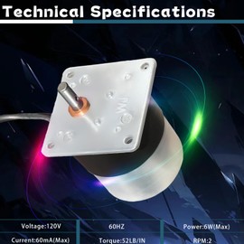 Feed Motor Replacement for Pelpro PP130& Pleasant Hearth PH35PS Pellet Stoves, SRV7000-670, Auger Motor