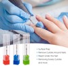 Difenni Cuticle Drill Bit,Cuticle Drill Bits for nails 3pcs Diamond