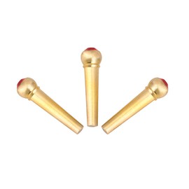 acoustic guitar bridge pins, copper colorful crystal folk guitar accessories for musicians guitarists live performance practice studio recording