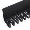 Medal Display Hanger Never Give Up Sturdy Shelf with Hooks