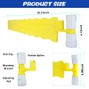 LISINAN Pool Surface Skimmer-Plastic Debris Skimmer,Hands Free Pool Leaf Skimmer,Work
