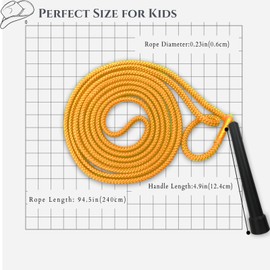OOHGLITZ Cowboy Lasso Rope – Pre-Tied Roping Rope, Kids Lasso Toy, Sheep Lariat Ranch Lassoing Toy for Western Party Play (Yellow)