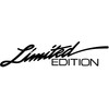 Car Motorcycle Sticker Limited Edition Tuning Car Badge Car Sticker