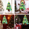 NUWIXMER DIY Felt Christmas Tree-3.5 FT Wall Felt Christmas Tree