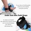 Correas de pedal de bicicleta para debajo del escritorio, soporte