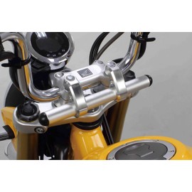 SP Takegawa 08-01-0152 Handle Guard, Silver, Monkey 125/CT125/Ducks 125