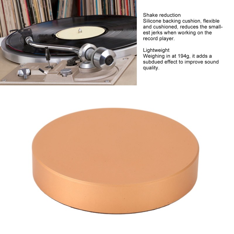 Disc Stabilizer Turntable Part Aluminum Alloy HiFi Record Weight Stabilizer