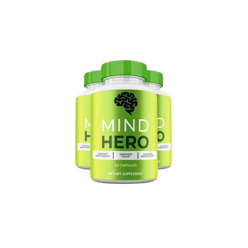 Mind Hero 3-Pack Mind Hero Brain Capsules - MindHero Cognitive