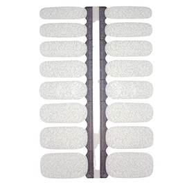 MY NAILS Nail Foil - White Floral - Transparent/White