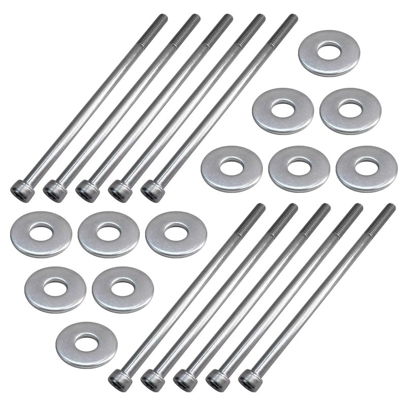 Qblahip New Engine Intake Manifold Bolts Stud Nuts Kit for