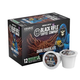 Black Rifle Coffee Company Dark Chocolate K-Cups, Rounds 12-count– Rich Dark Chocolate Favor Blended with Bold Roast in Convenient Pods