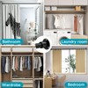 Wardrobe Rail, Heavy Duty Clothes Rod with End Sockets, Adjustable