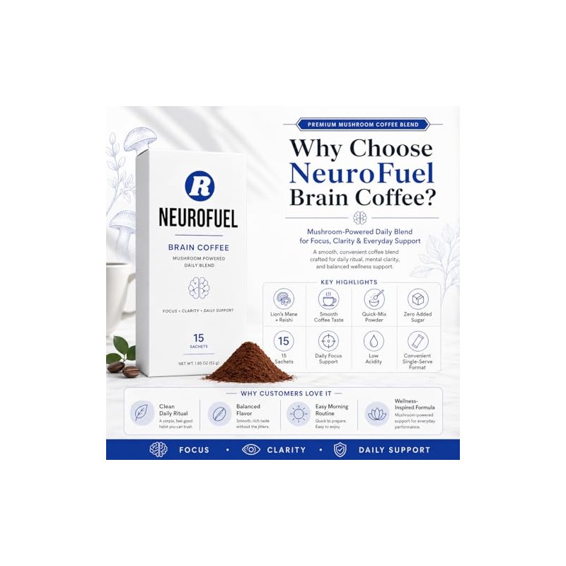Restural Coffee, Smooth Daily Coffee Alternative with Botanical Ingredients, Easy