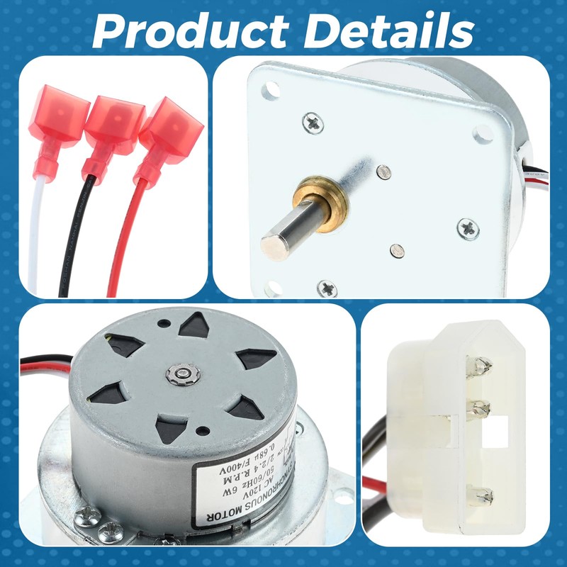 ETERMETA 812-4421 Auger Feed Motor Replacement for Quadra-Fire Part 812-4421