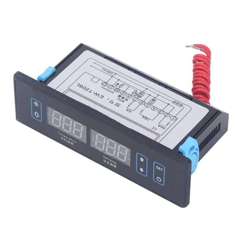Digital Display Thermostat with Dual Sensors PID Temperature Controller for