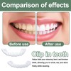 4 Pairs Clip on Veneers Teeth, Clip in Teeth Veneers