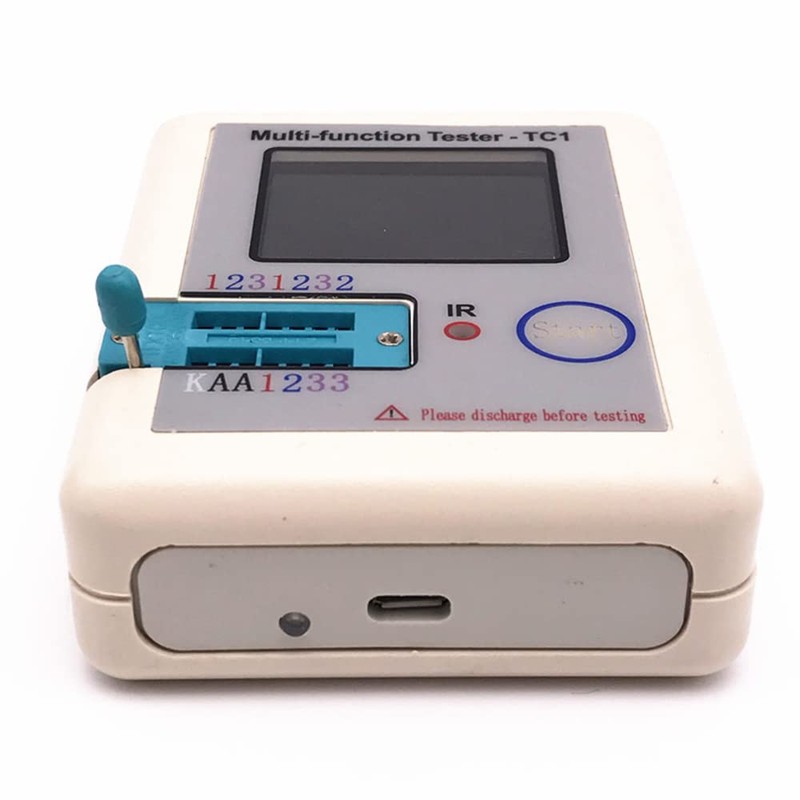 LCR TC1 ESR Tester, Transistor Tester, Multi-Function Transistor Tester For