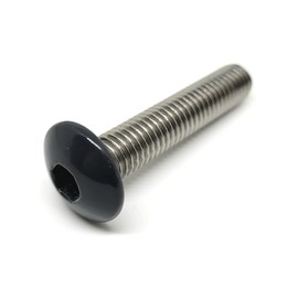 25 x Fence Screws M8 x 5.5 mm x 40 mm in Fence Colour Anthracite & Green + Ball Head Hex Key