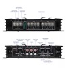 KUERL 5800W 12V Car Amplifier Powerful Stereo Audio Power 4