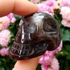 Sublime Gifts Smokey Quartz - Hand Carved Skull - Polished