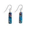 Looking Glass Falls Earrings Nickel Free Dichroic Glass Dangles RZ16