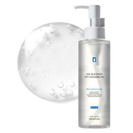 TOSOWOONG AHA Blackhead Out Cleansing Oil, Jojoba Oil, Makeup Remover, Blackhead & Pore Cleaner, Gentle Face Cleanser, Korean Skincare, 150ml, 5.07 fl. oz.
