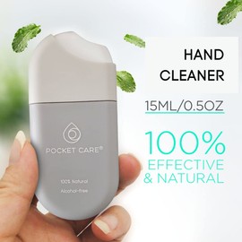 POCKET CARE | 2 Pack Peppermint Scented Hand moisturizing Spray 1 Fl OZ- Spray for Hands | Organic Spray | Travel Size - Travel Accessories | 100% natural