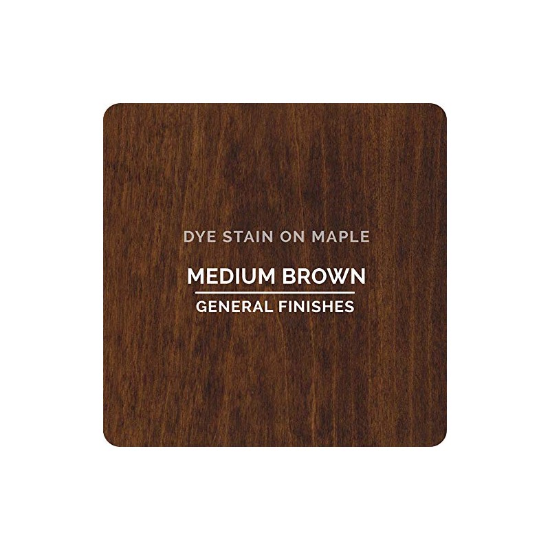 General Finishes Water Based Dye, 1 Quart, Medium Brown