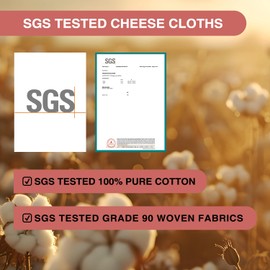 Colperun Cheesecloth, 90x270cm, Grade 90, Muslin Cloths for Cooking Reusable Cheese Cloths for Straining, Unbleached Cotton Large Cheese Cloth Roll Muslin Fabric Strainer for Bread, Butter, Crafts