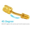 Upgrade Mini Split Adapter, R410a Adapter 5/16" Female Quick Couplers