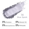 UCANBE Blue Spark Single Eyeshadow Palette, Highly Pigmented Shimmer Eye