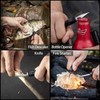 Survival Multi-Tool with Fishing Tool, Fire Starter, Survival Whistle, Window
