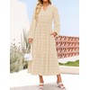 ZESICA Boho Fall Maxi Dresses for Women 2025 Dressy Casual