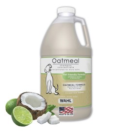 Wahl USA Dry Skin & Itch Relief Pet Shampoo for Dogs – Oatmeal Formula with Coconut Lime Verbena Scent - 64 Oz - Model 821004-050
