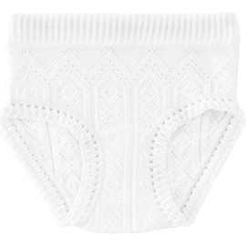 BABIDU Girl's Braguita Niña De Tejido 100% Algodón, Suave Y Transpirable, Ropa Interior Cómoda para Niñas Y Adolescentes Slip, weiß, 4 Jahre