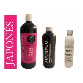 AME’L Kit Alaciado Japonés 1 Lt+ 500 Ml Shampoo+ Post Tratamiento!