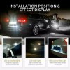 mingo-tech For Nissan 40pcs LED Interior Lights Bulbs Kit Car