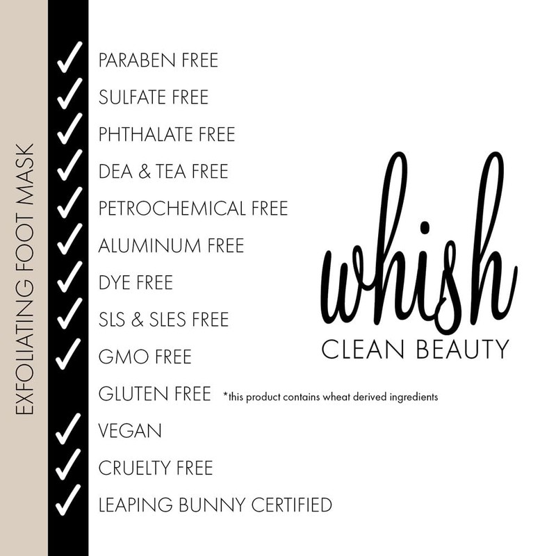 Whish Whish Coconut Milk + Verbena Exfoliating Foot Mask -