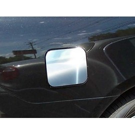 707Motoring Stainless Polished Chrome Gas Door Cover Trim (NOT a Replacement, Overlay Trim ONLY) 1PC, Compatible with Lincoln MKS 2009-2012 (4-Door, Sedan)