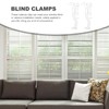 Kichvoe 20Pcs Blinds and Valance Clips Wear-Resistant Blind Clips Plastic
