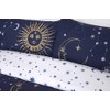 Rapport Home Celestial Duvet Cover Bed Set, Polycotton, Navy, Single
