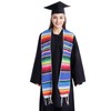 Jmkcoz Mexican Graduation Stole Sash Mexican Serape Scarf Colorful Graduation