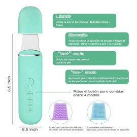 Limpiador Facial Peeling Ultrasónico Portatil Skin Scrubber